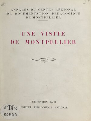 cover image of Une visite de Montpellier